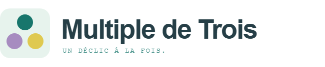 Multiple de Trois - Un déclic à la fois.